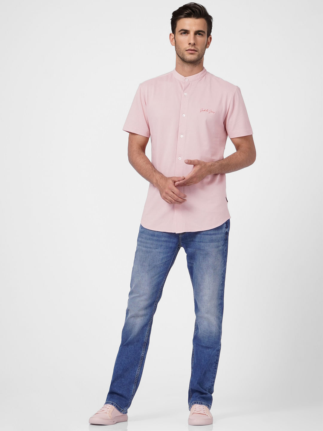 Peach Short Sleeves Shirt - S