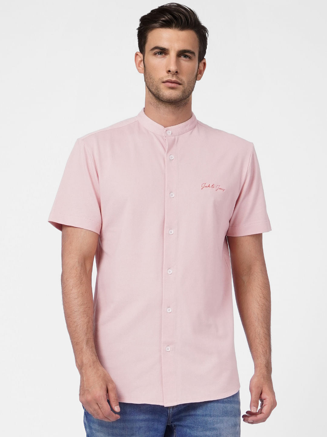 Peach Short Sleeves Shirt