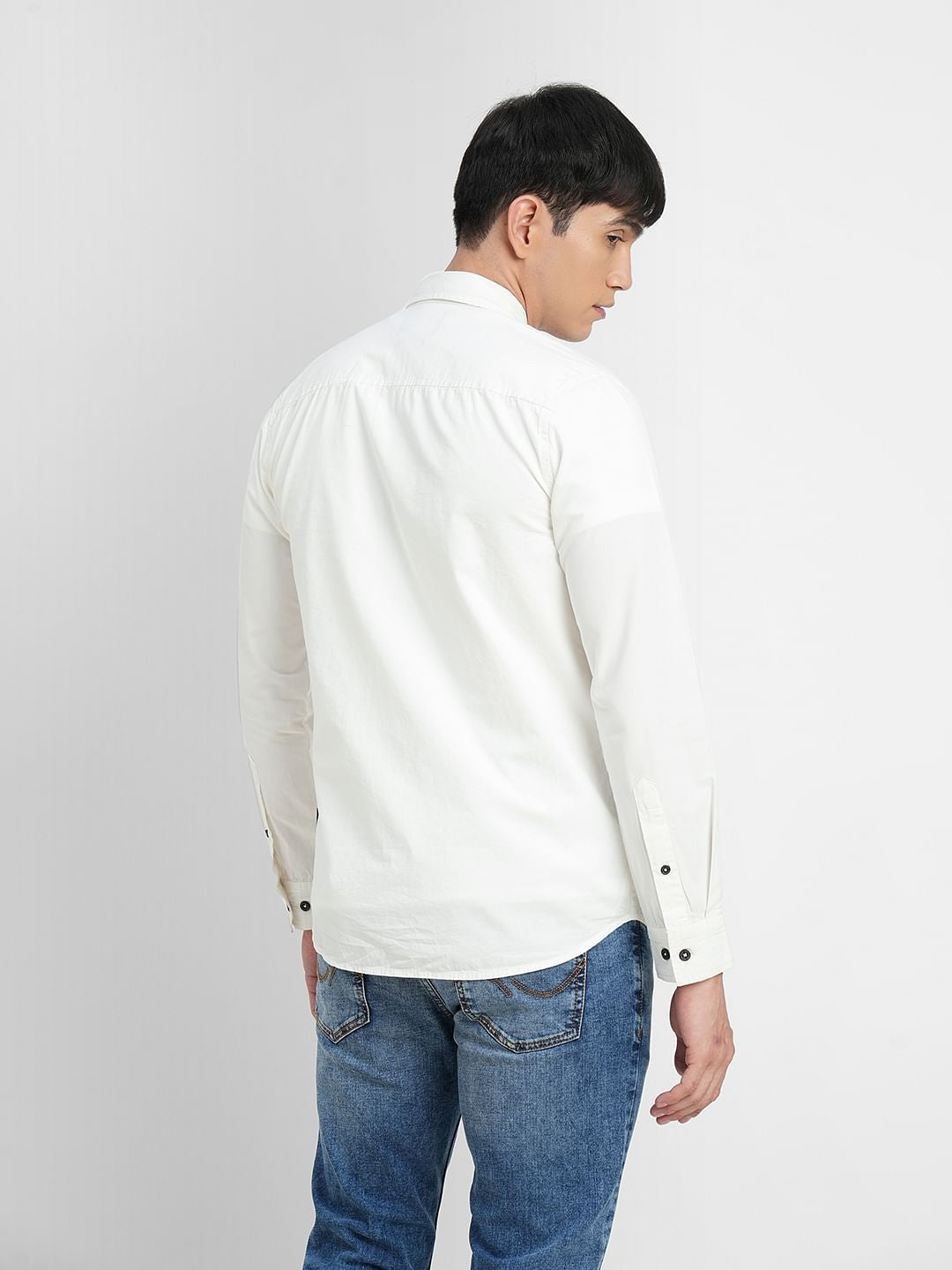 White Full Sleeves Shirt