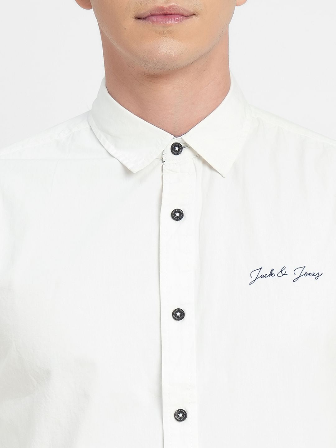 White Full Sleeves Shirt