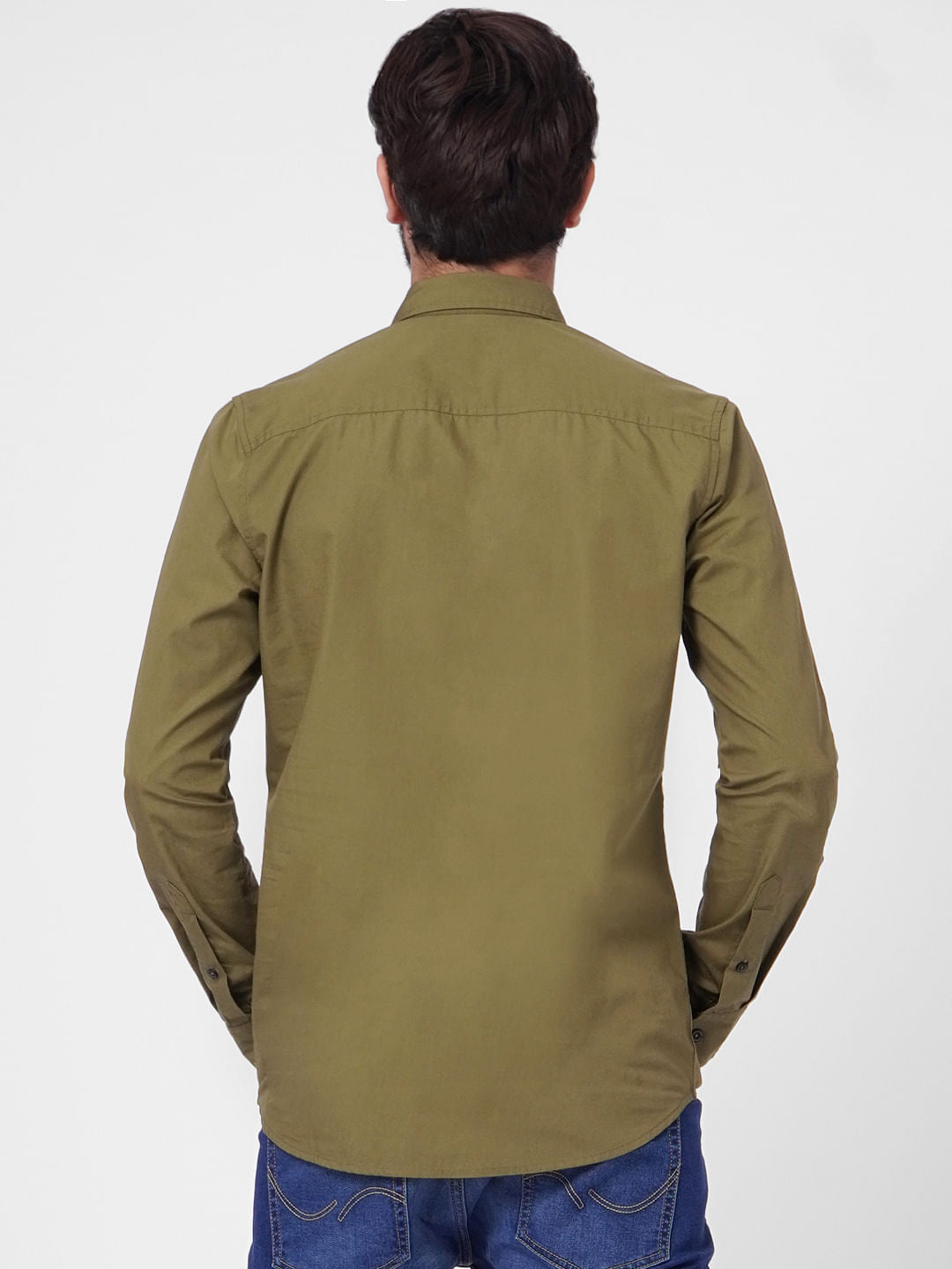 Green Full Sleeves Shirt