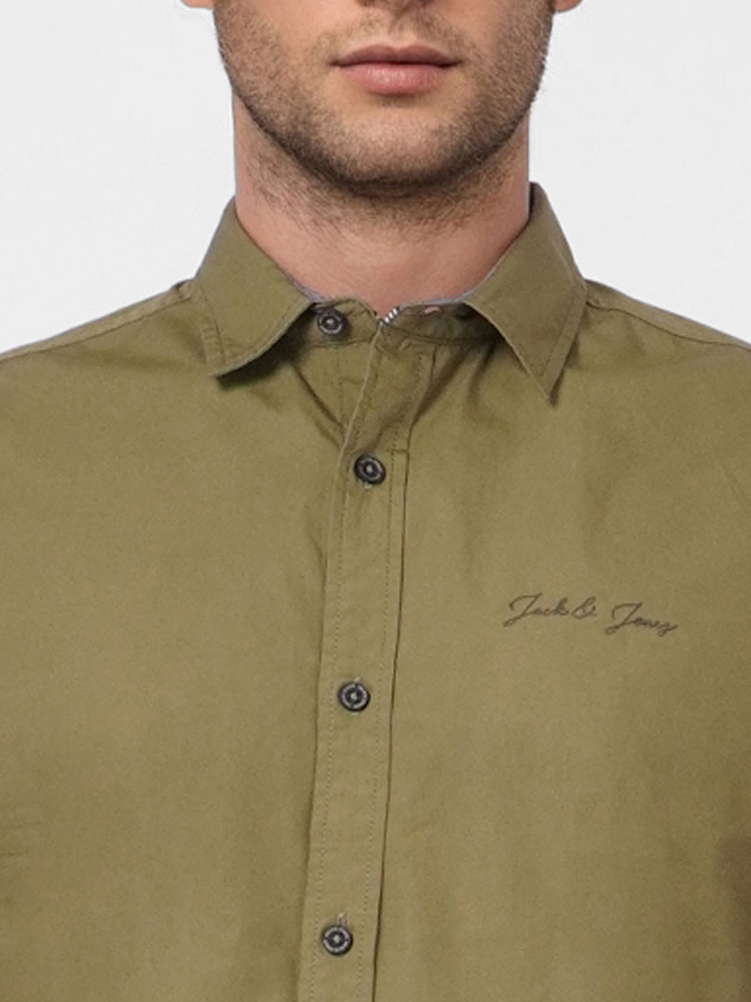 Green Full Sleeves Shirt