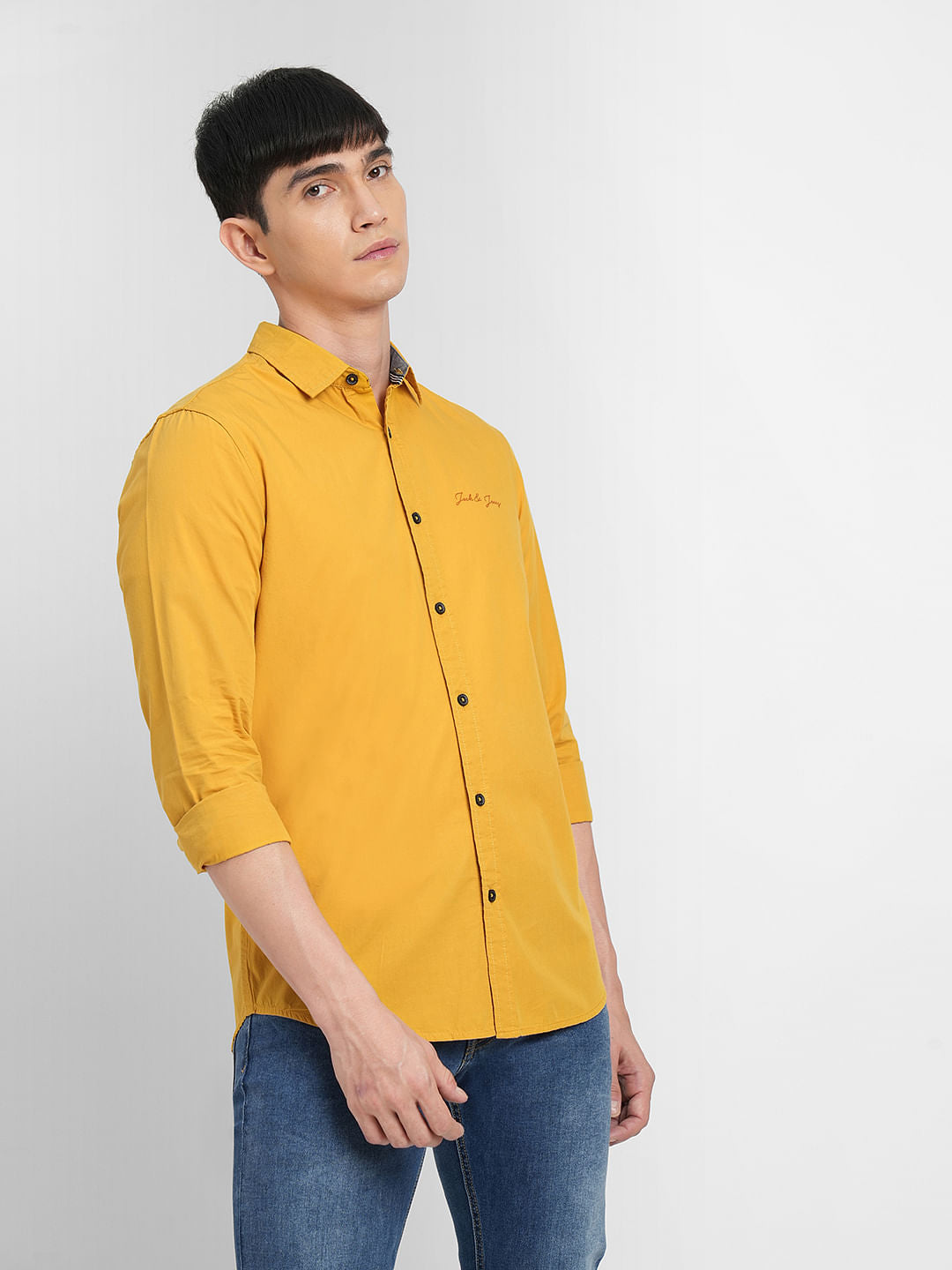 Yellow Full Sleeves Shirt