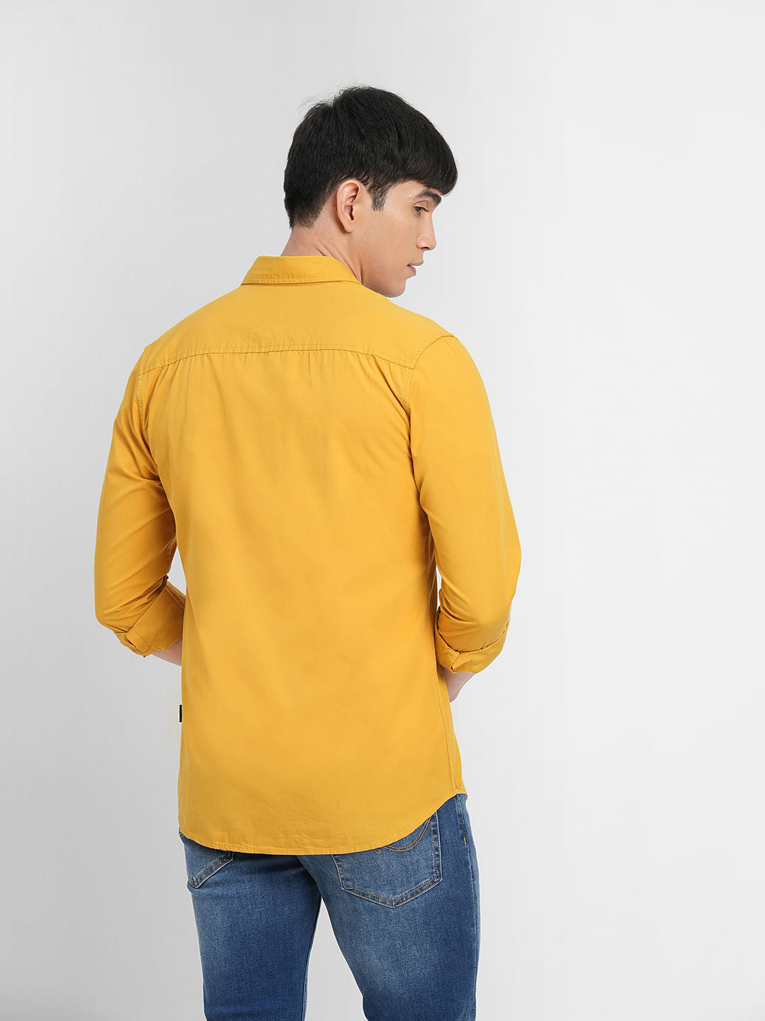Yellow Full Sleeves Shirt