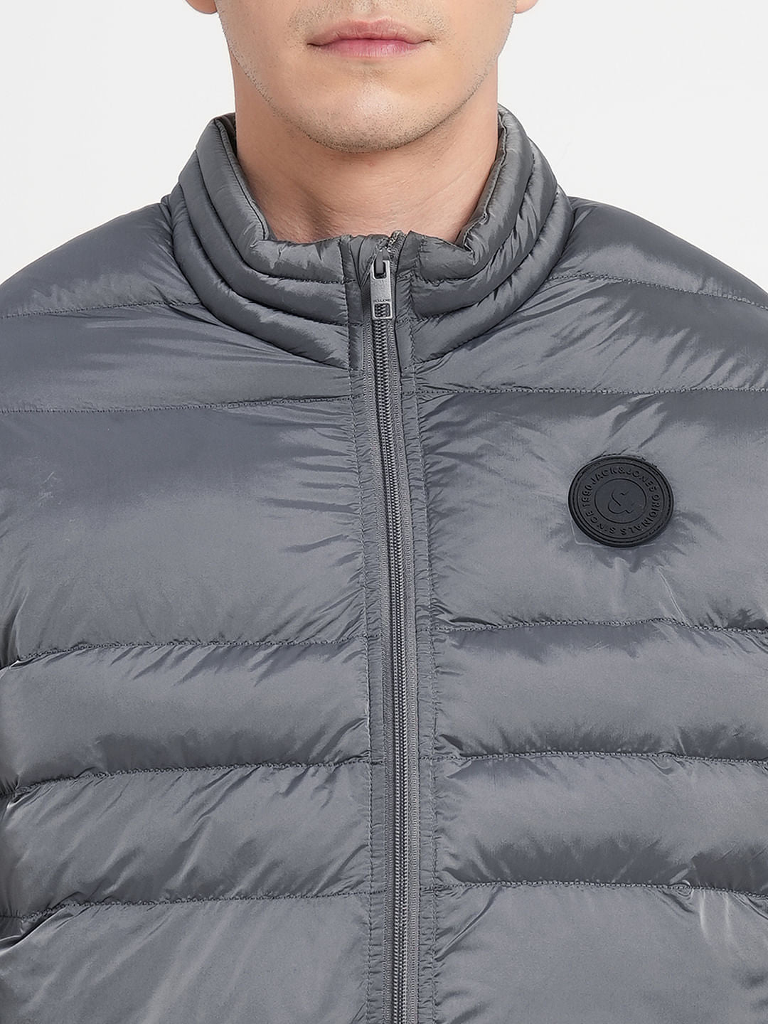 Grey Puffer Jacket