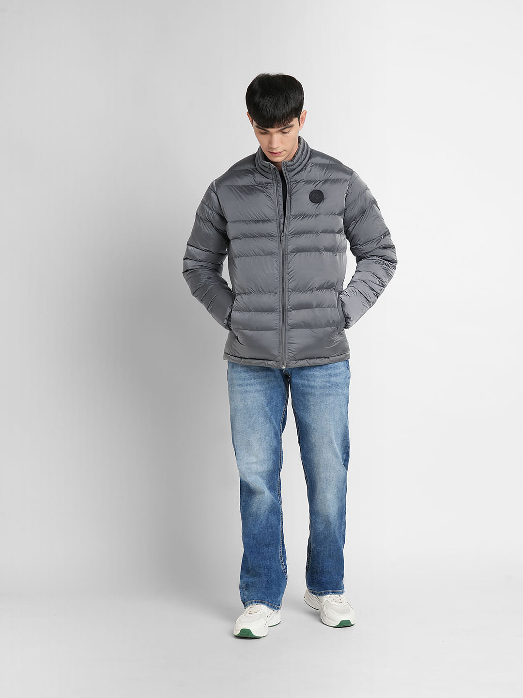 Grey Puffer Jacket