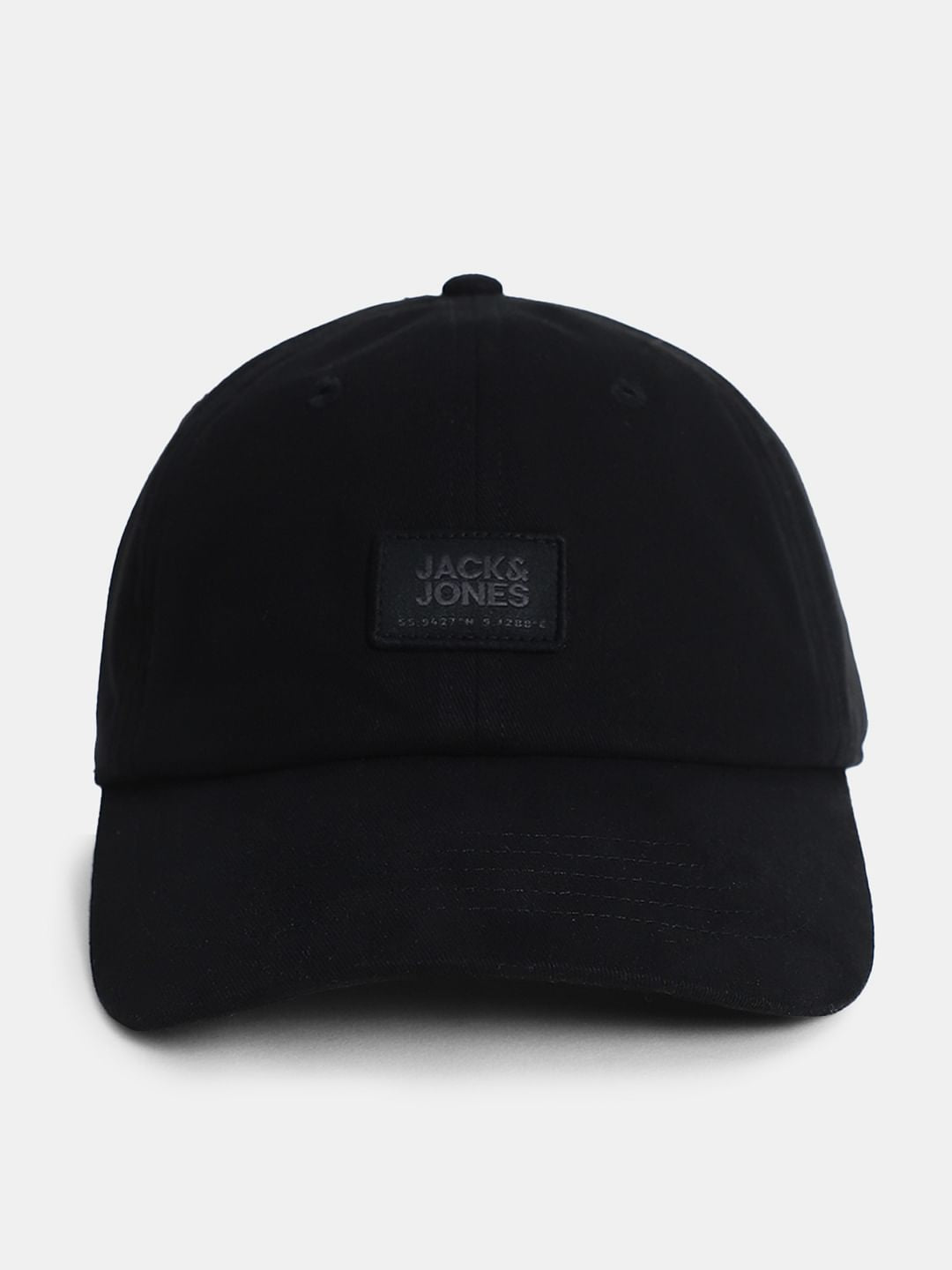 Black Cotton Baseball Cap - ONE