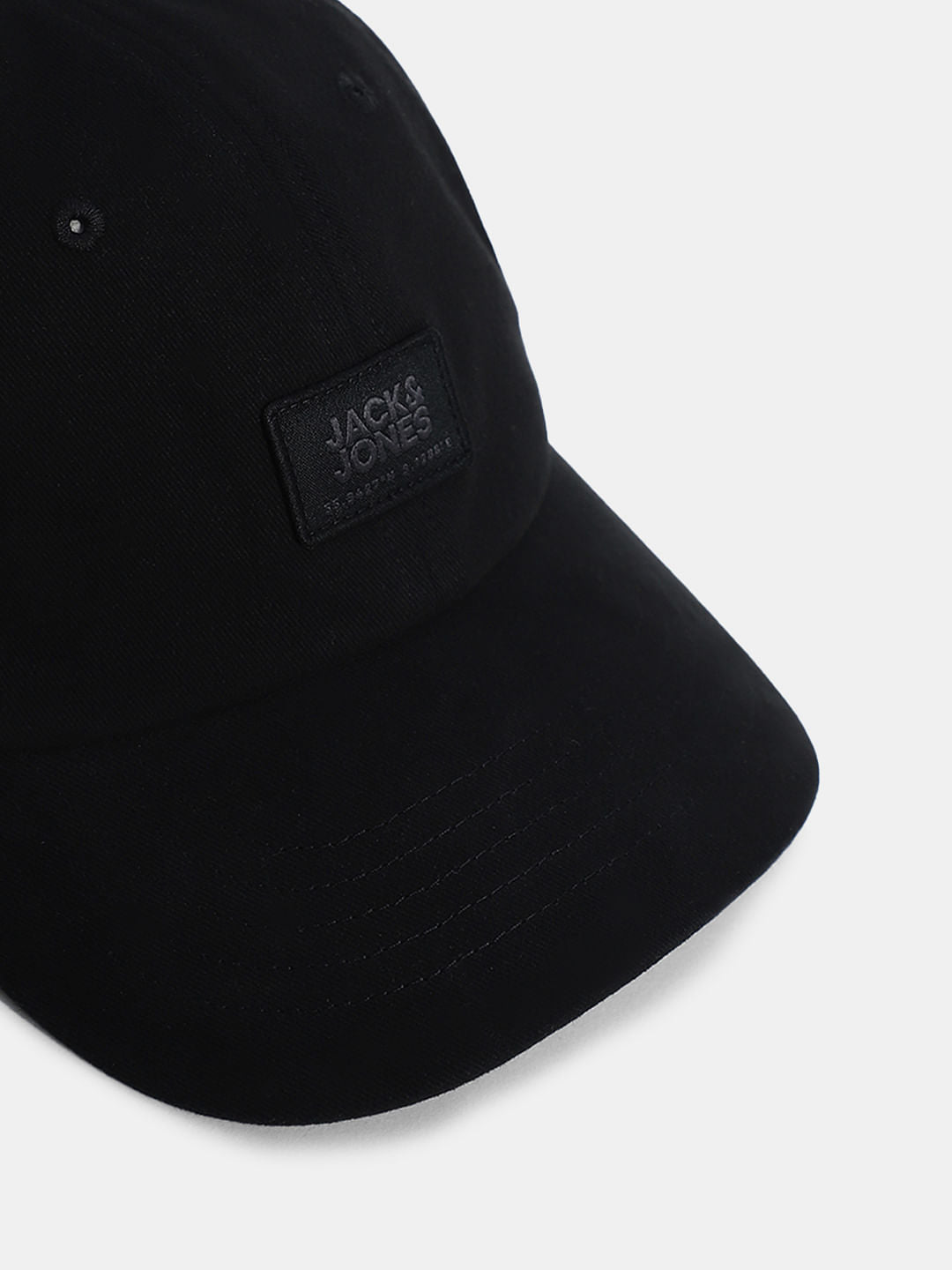 Black Cotton Baseball Cap