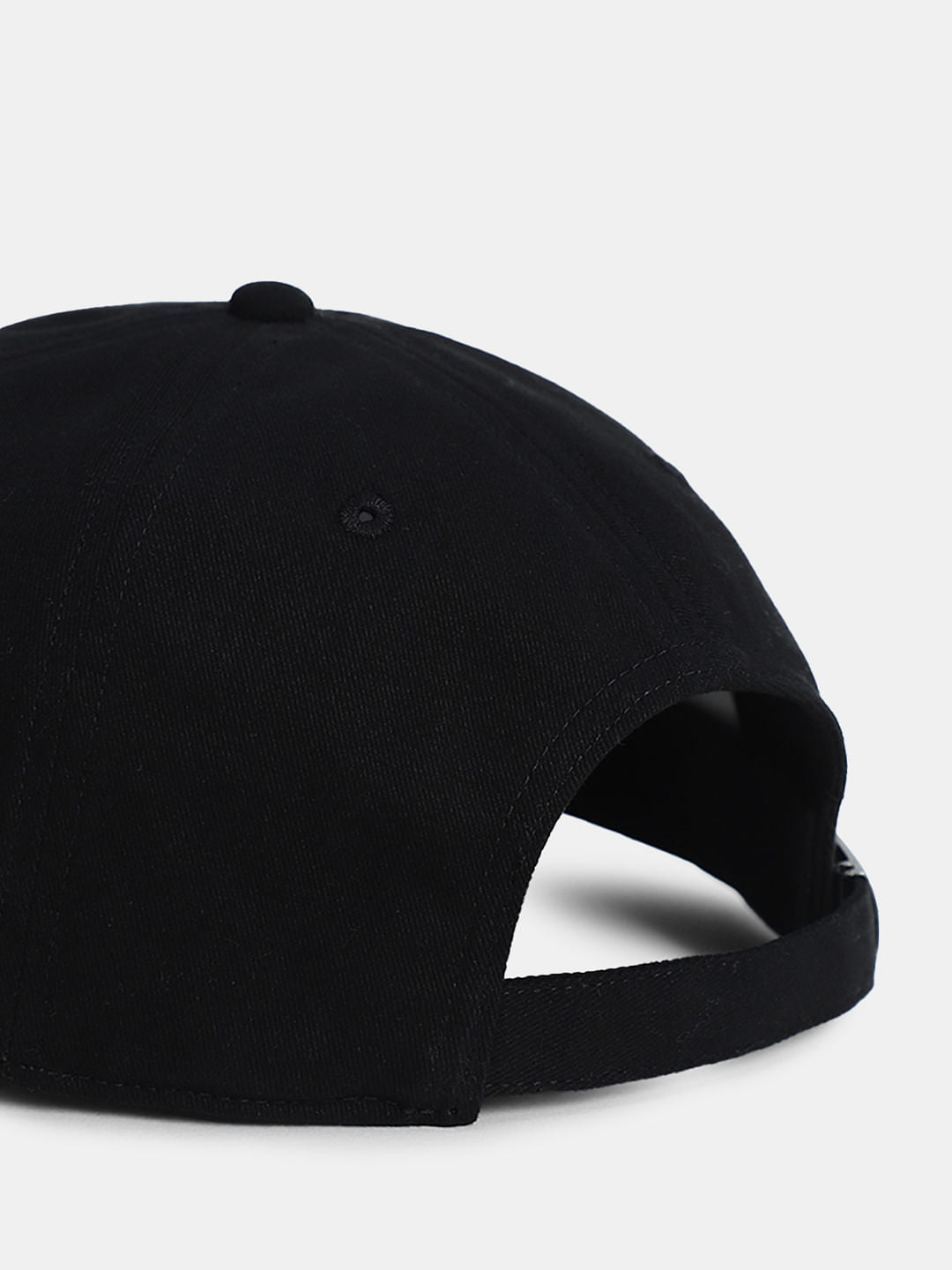 Black Cotton Baseball Cap