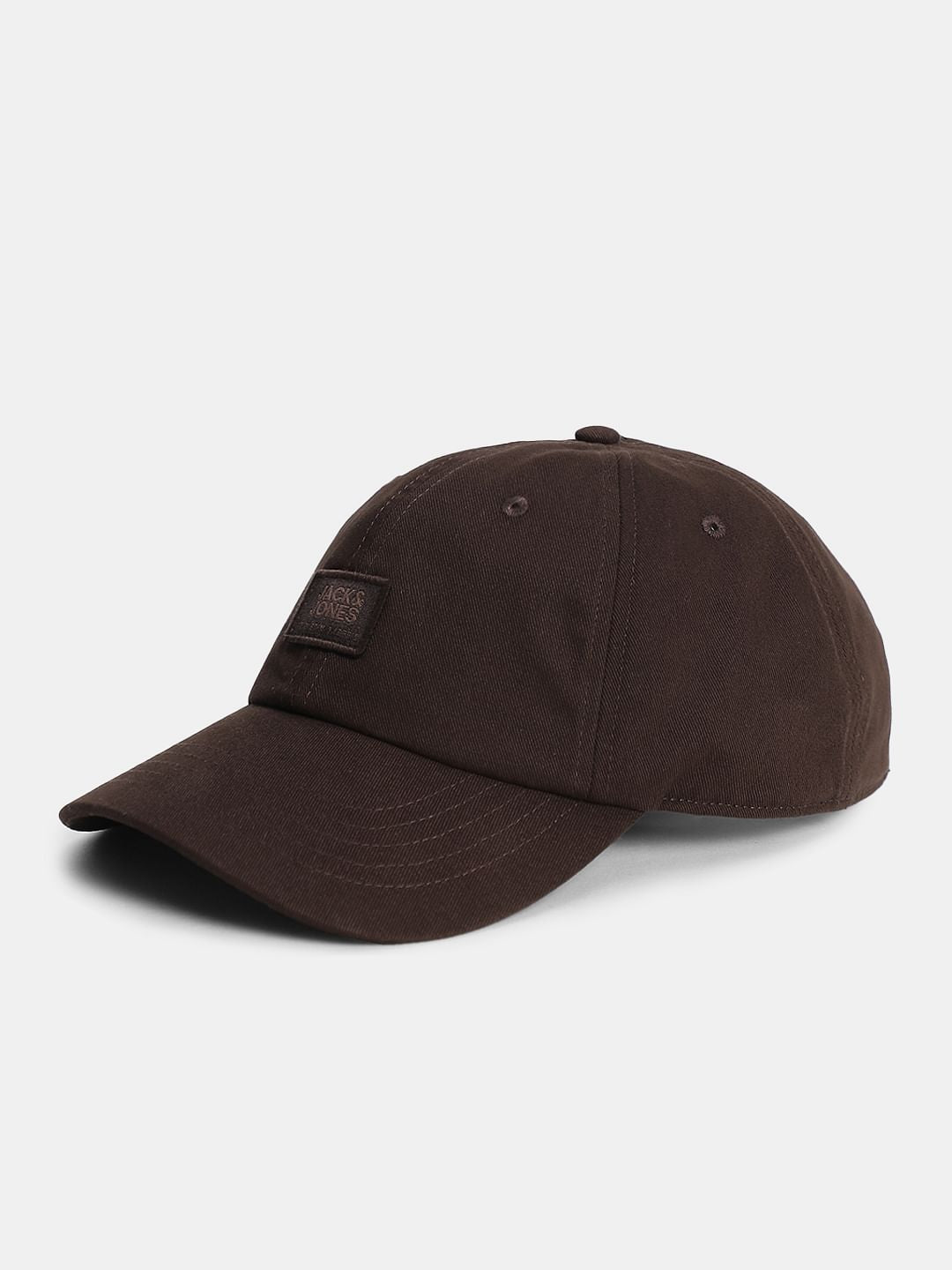 Dark Brown Cotton Baseball Cap