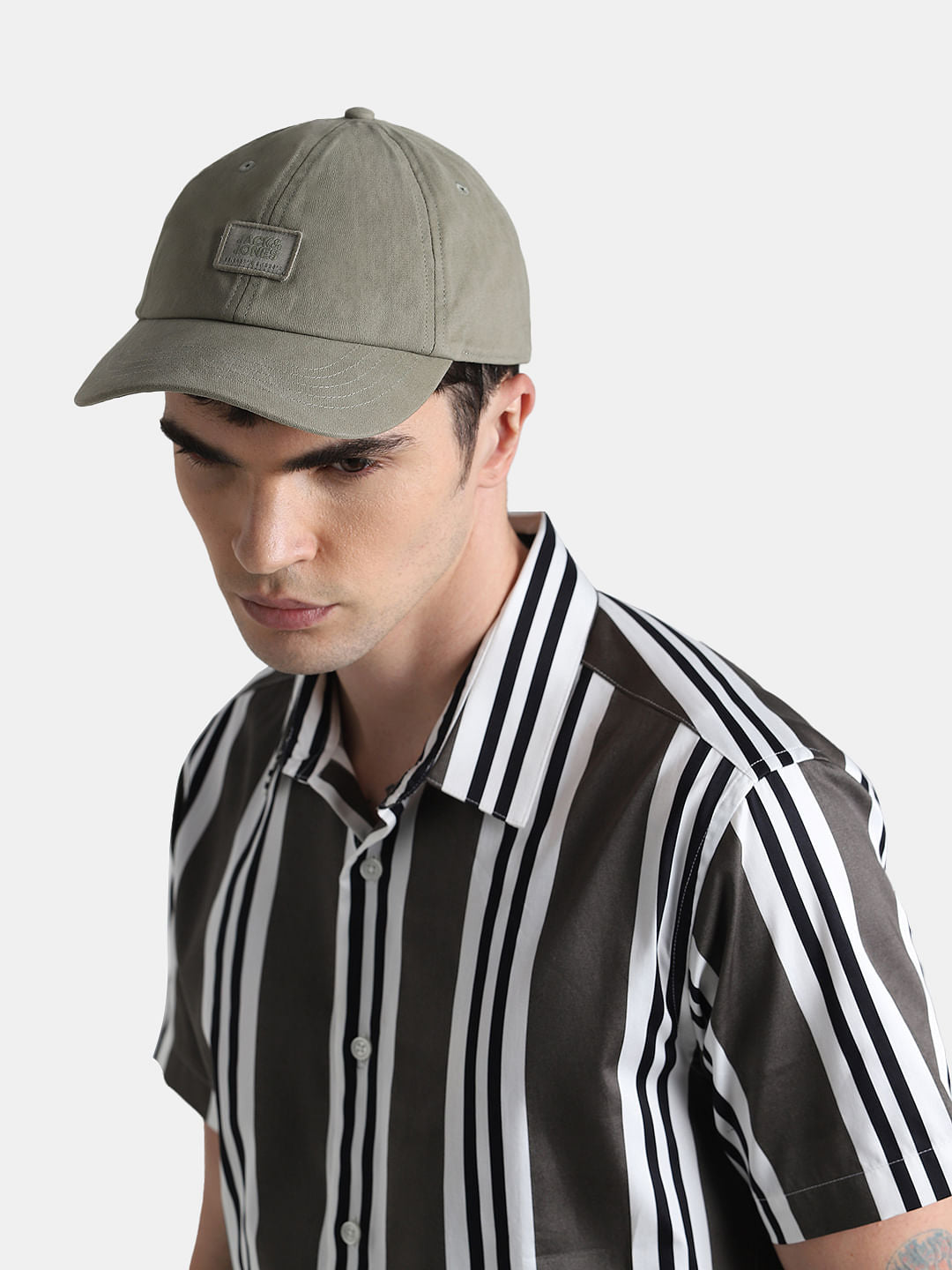 Green Cotton Baseball Cap