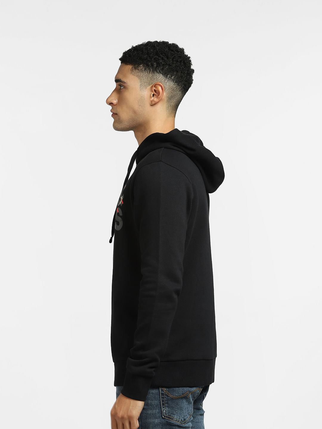 Black Hooded Sweatshirt