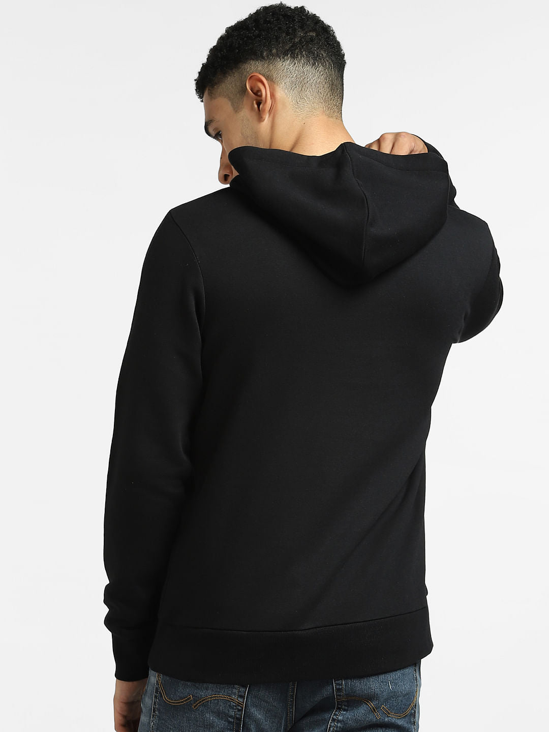 Black Hooded Sweatshirt
