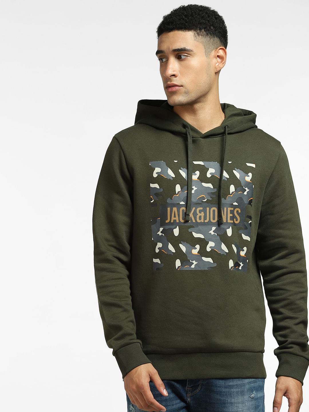 Green Hooded Sweatshirt