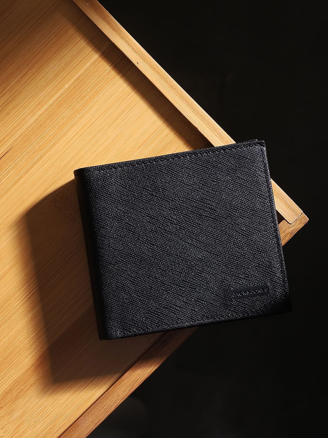Black Leather Wallet - ONE