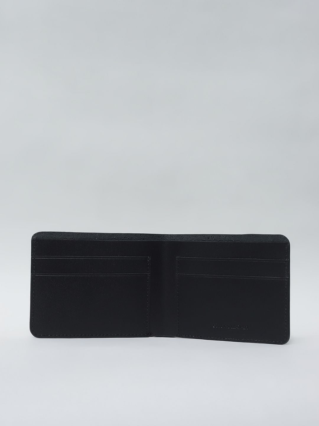 Black Studded Leather Wallet