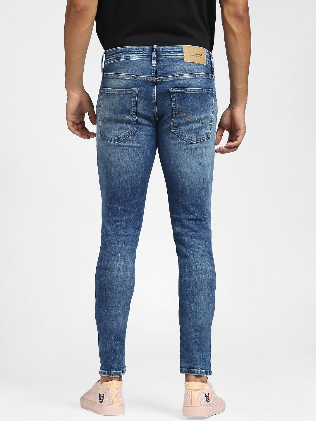Blue Low Rise Tom Super Skinny Jeans