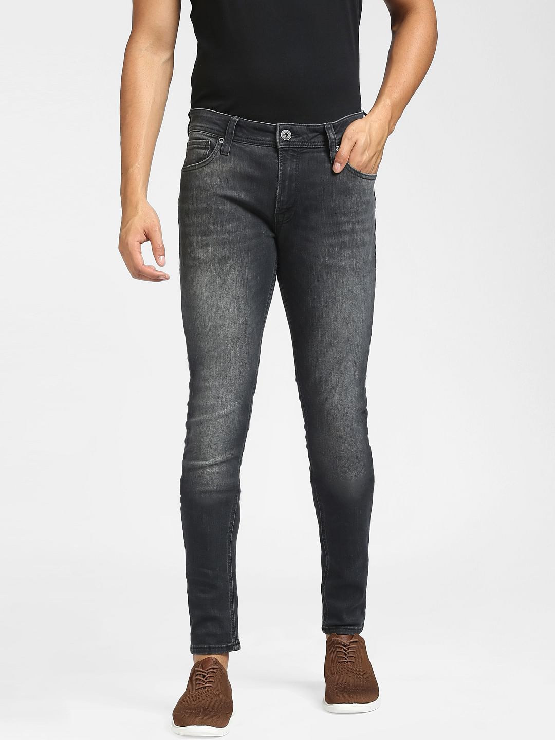Blue Low Rise Tom Skinny Jeans