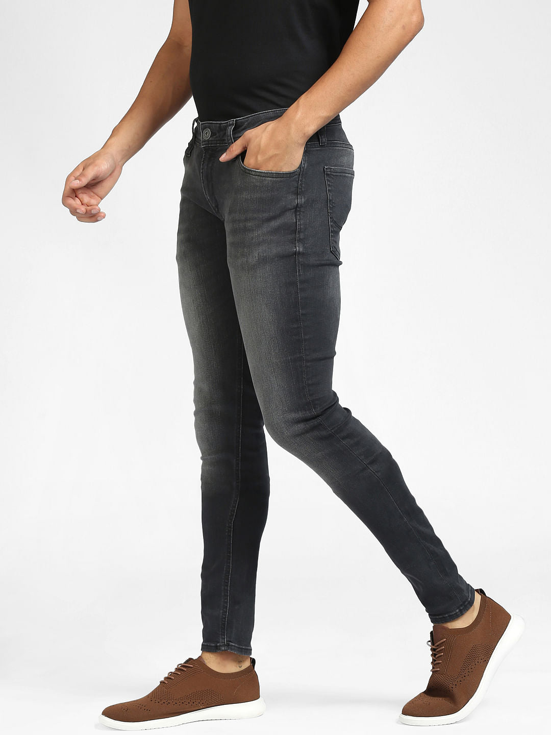 Blue Low Rise Tom Skinny Jeans