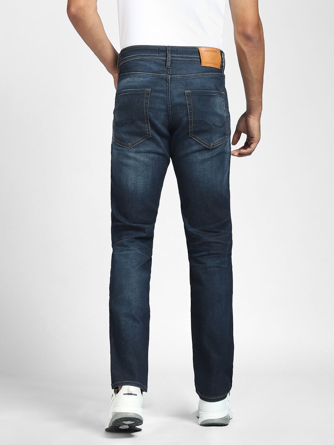 Dark Blue Low Rise Tim Anti Fit Jeans