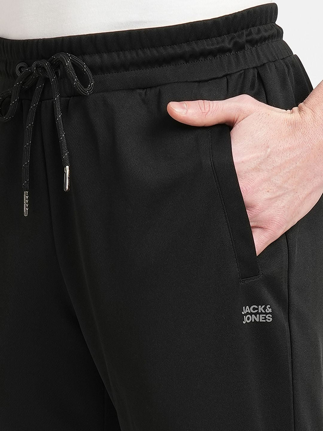 Black Logo Print Tracksuit