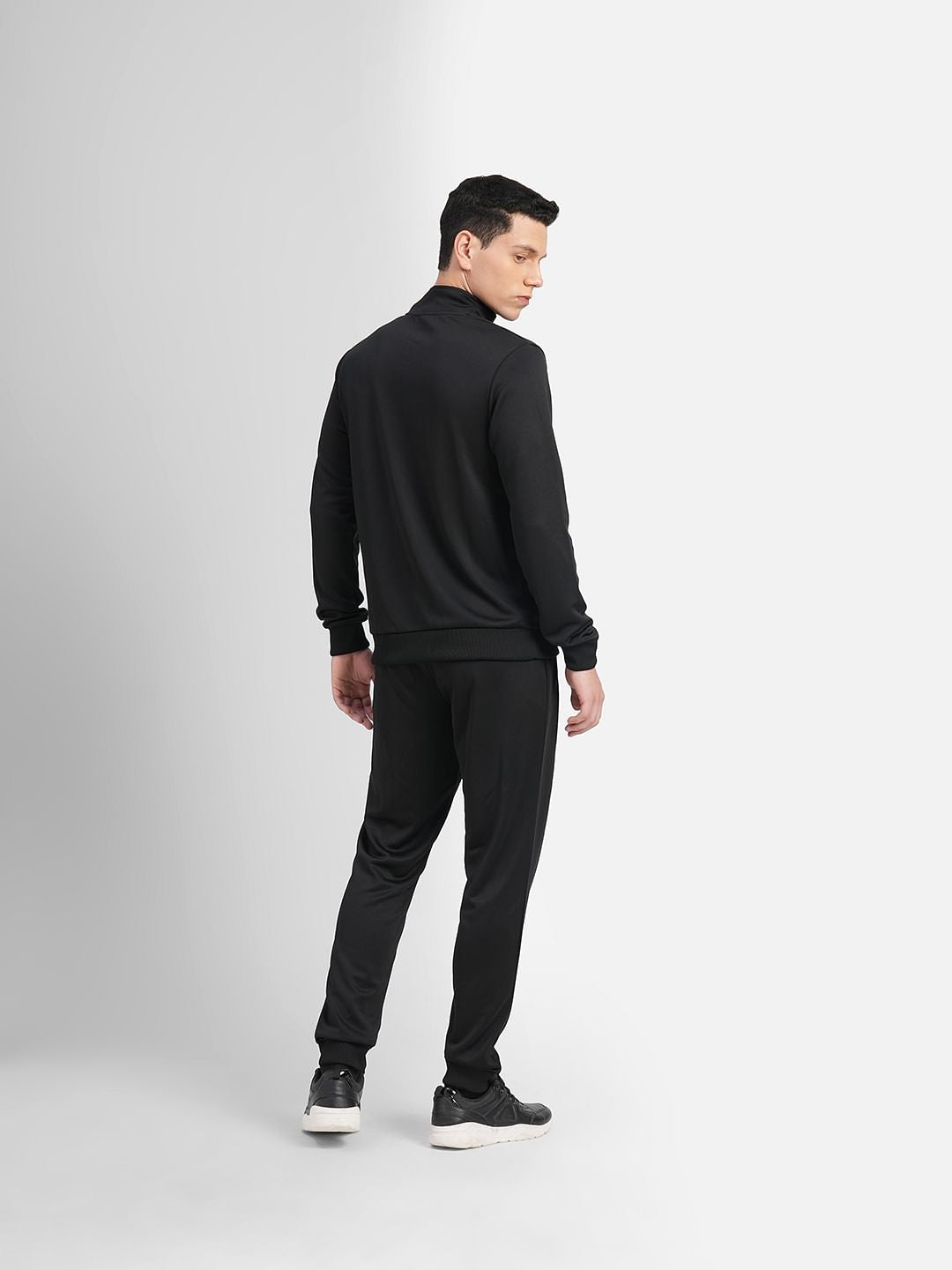 Black Logo Print Tracksuit