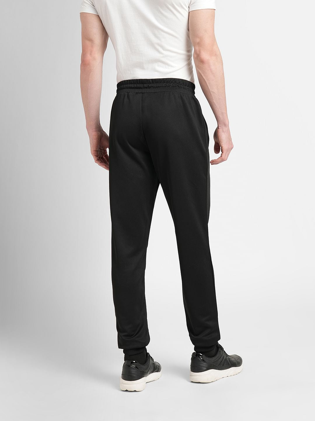 Black Logo Print Tracksuit