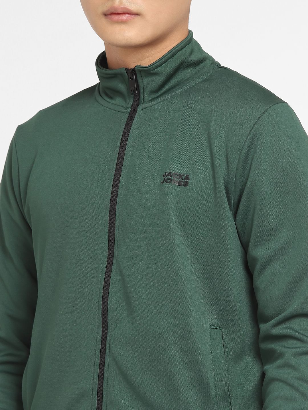 Green Logo Print Tracksuit