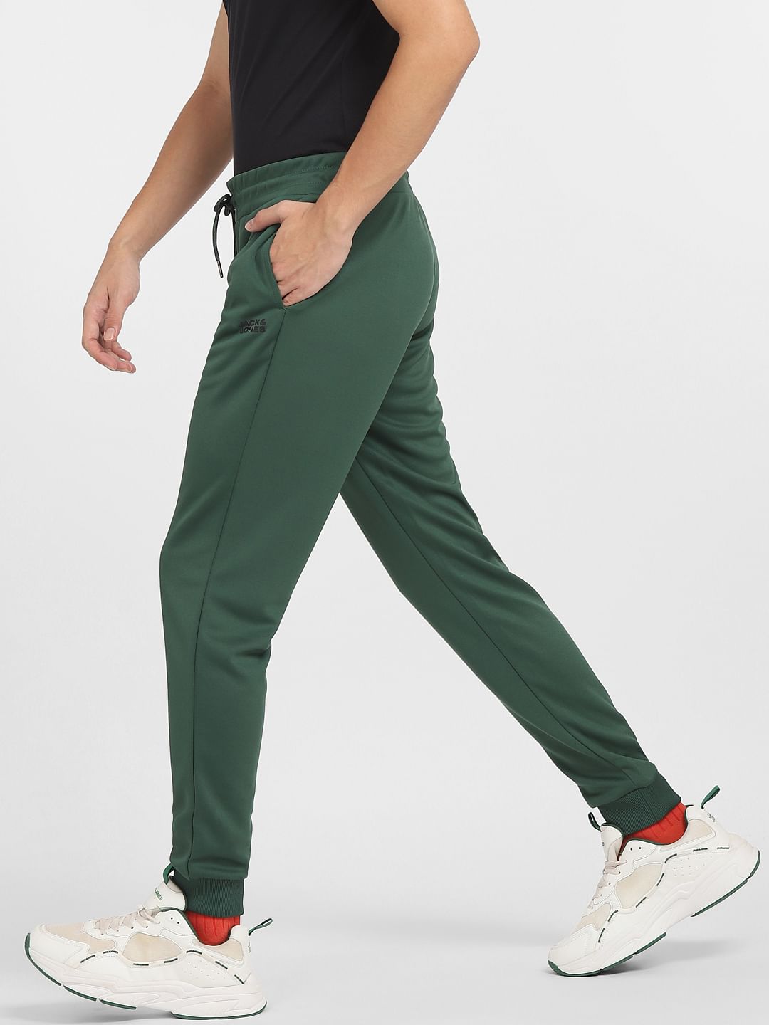 Green Logo Print Tracksuit