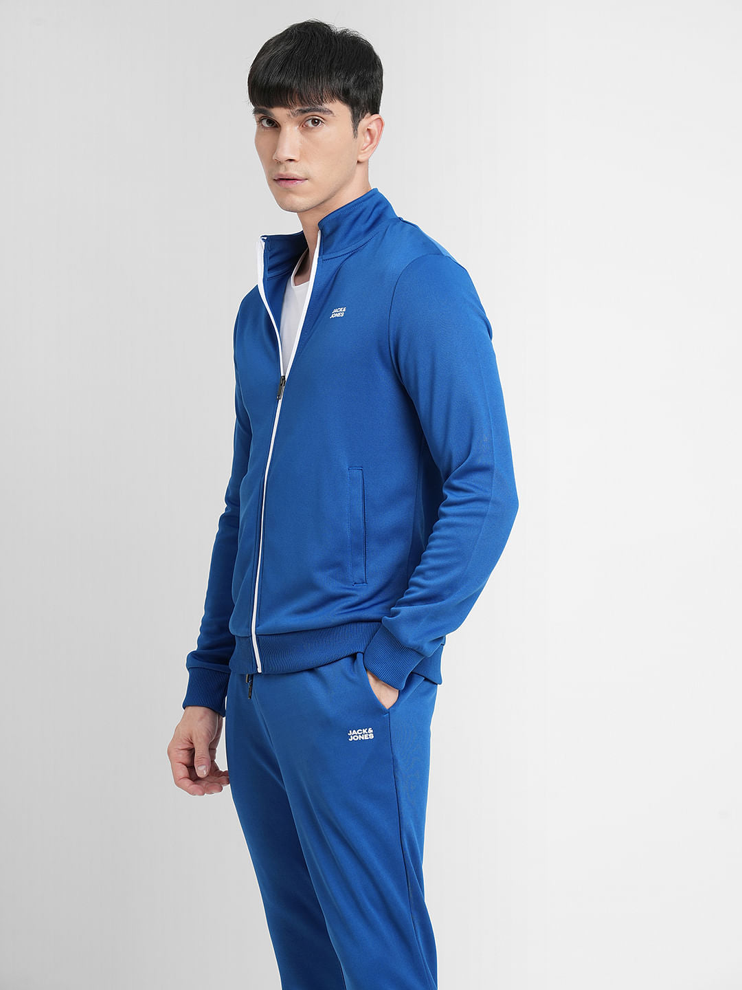Blue Logo Print Tracksuit