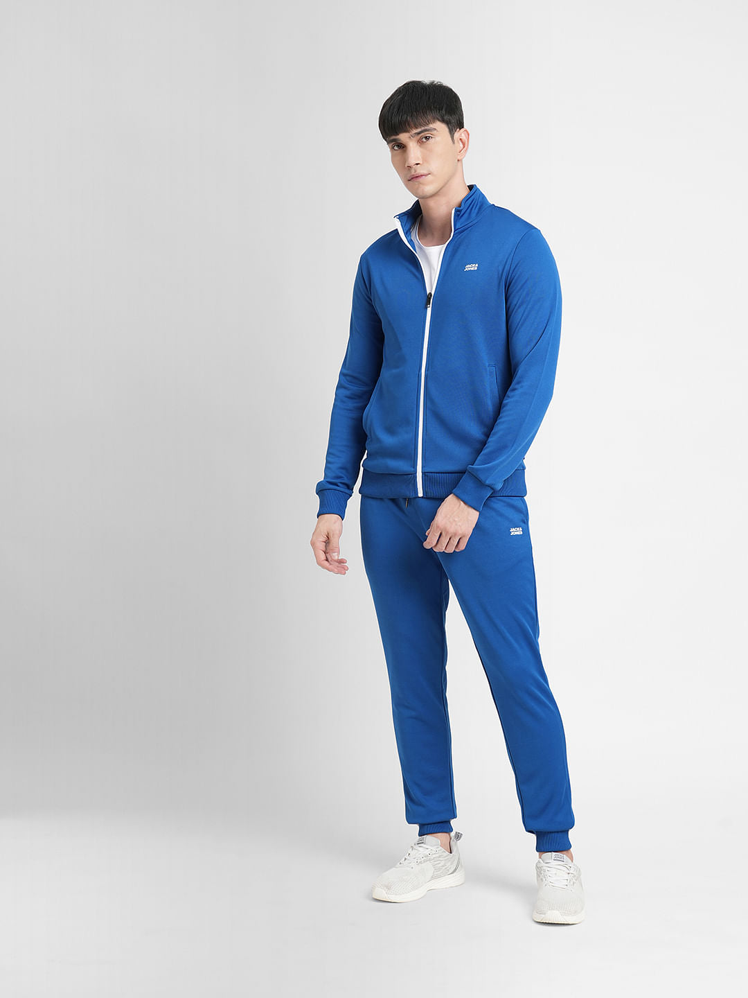 Blue Logo Print Tracksuit