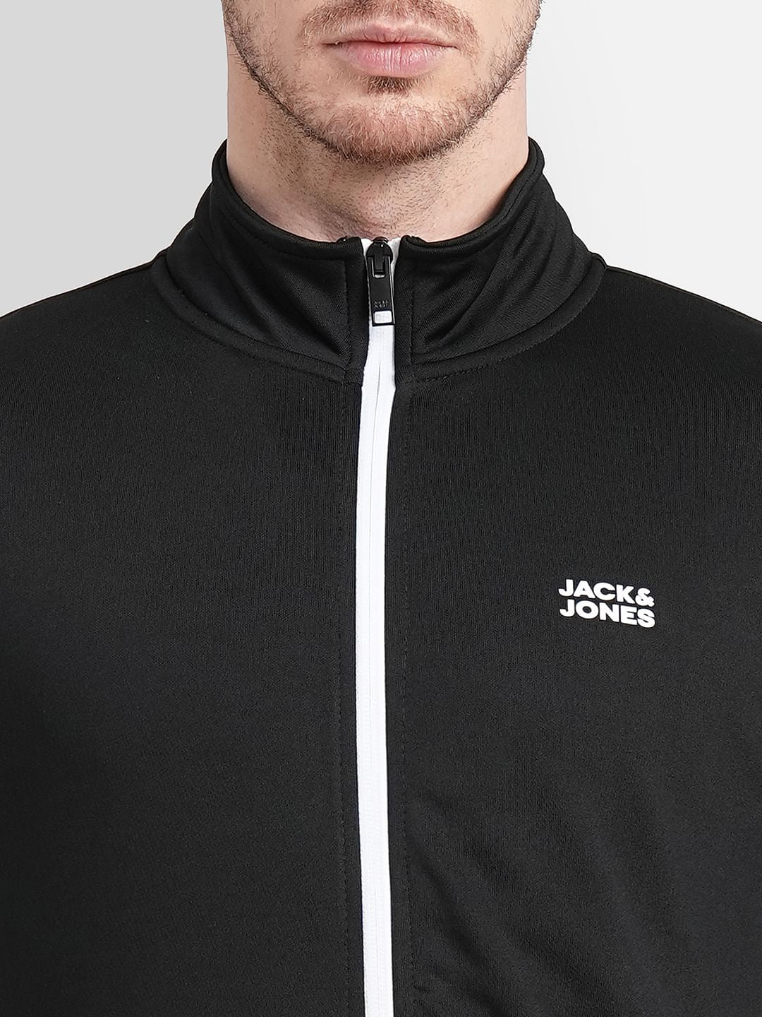 Black Logo Print Tracksuit