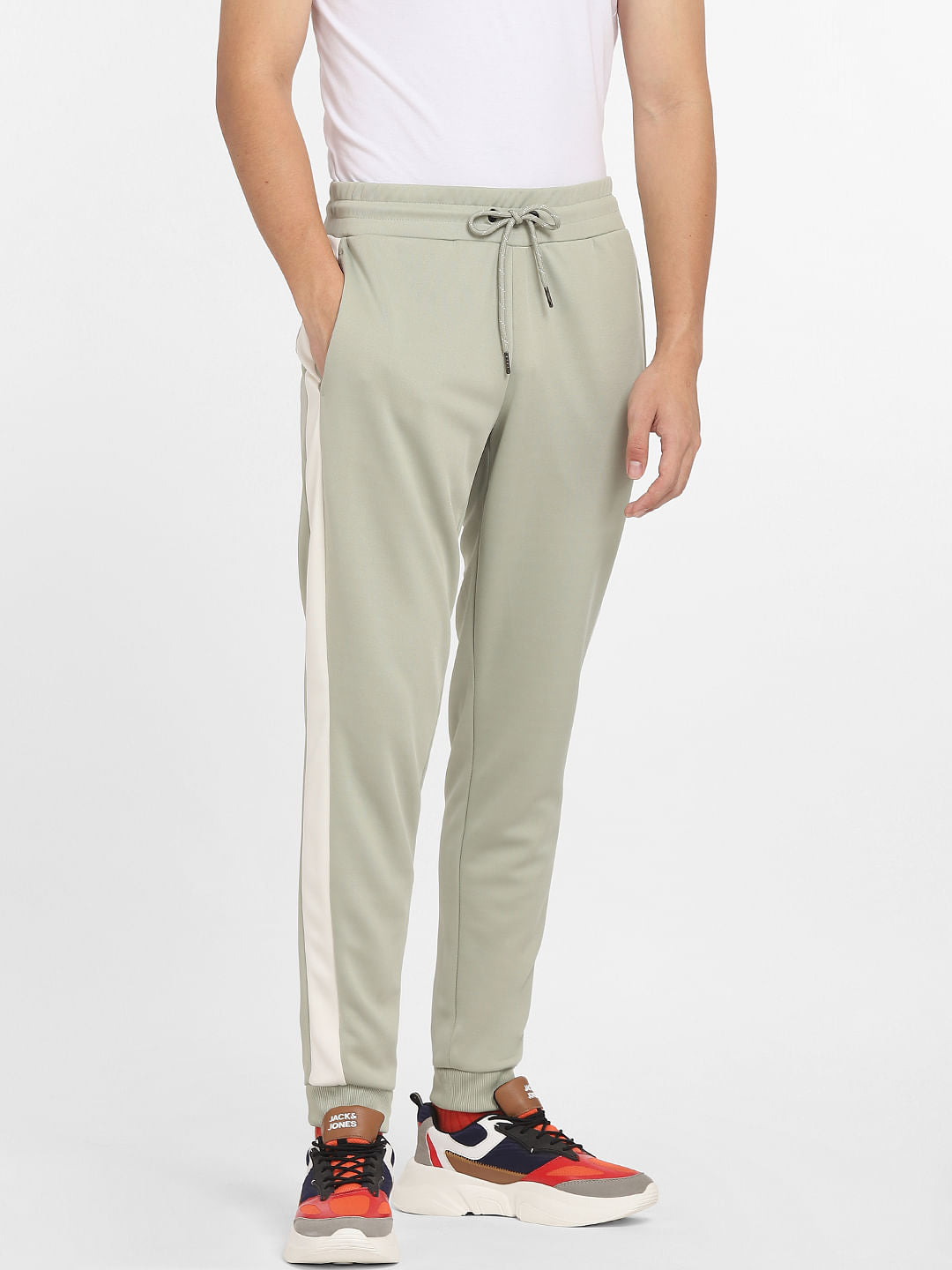 Green Logo Print Tracksuit