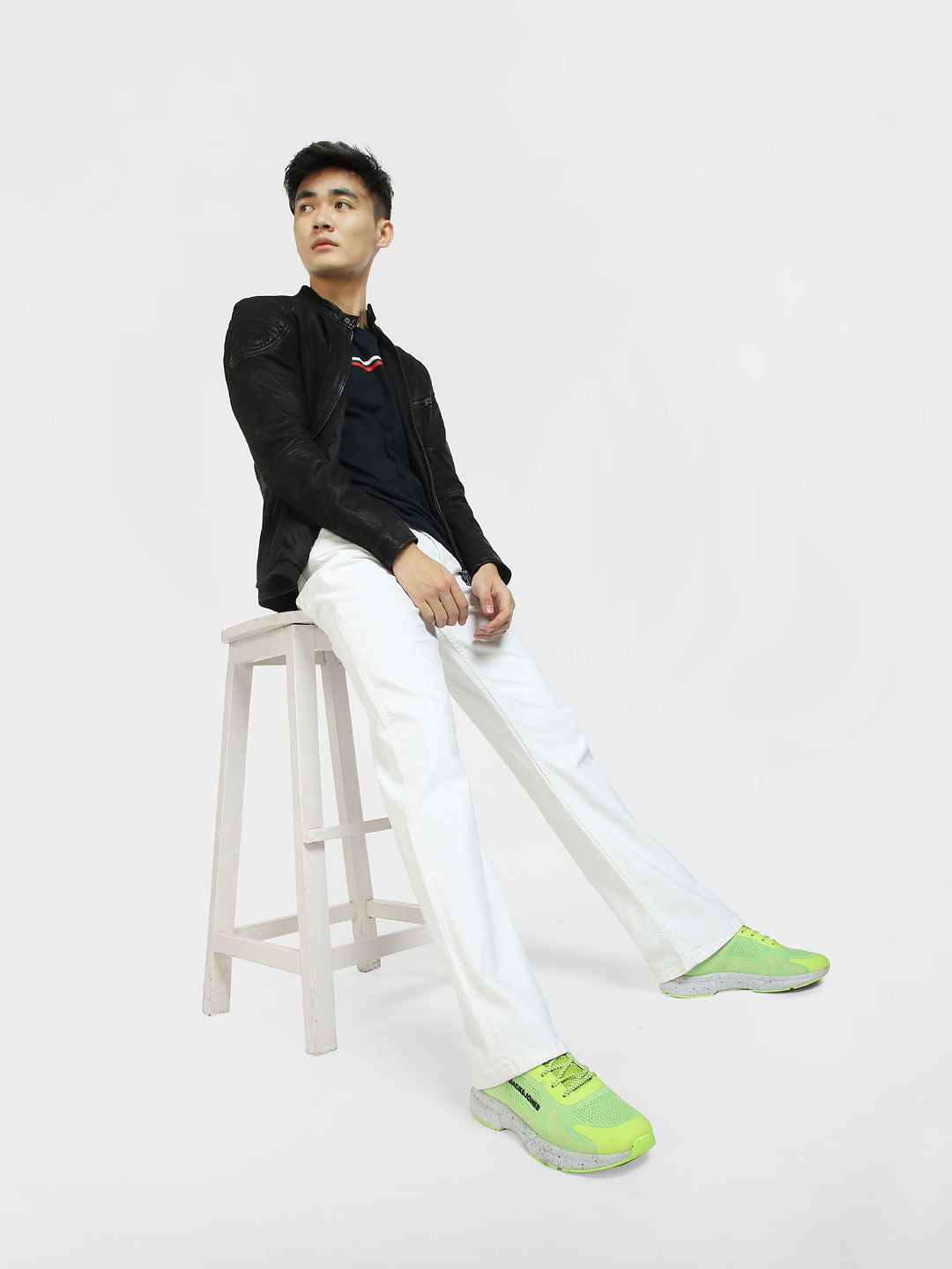 White High Rise Ray Bootcut Jeans - 28/30