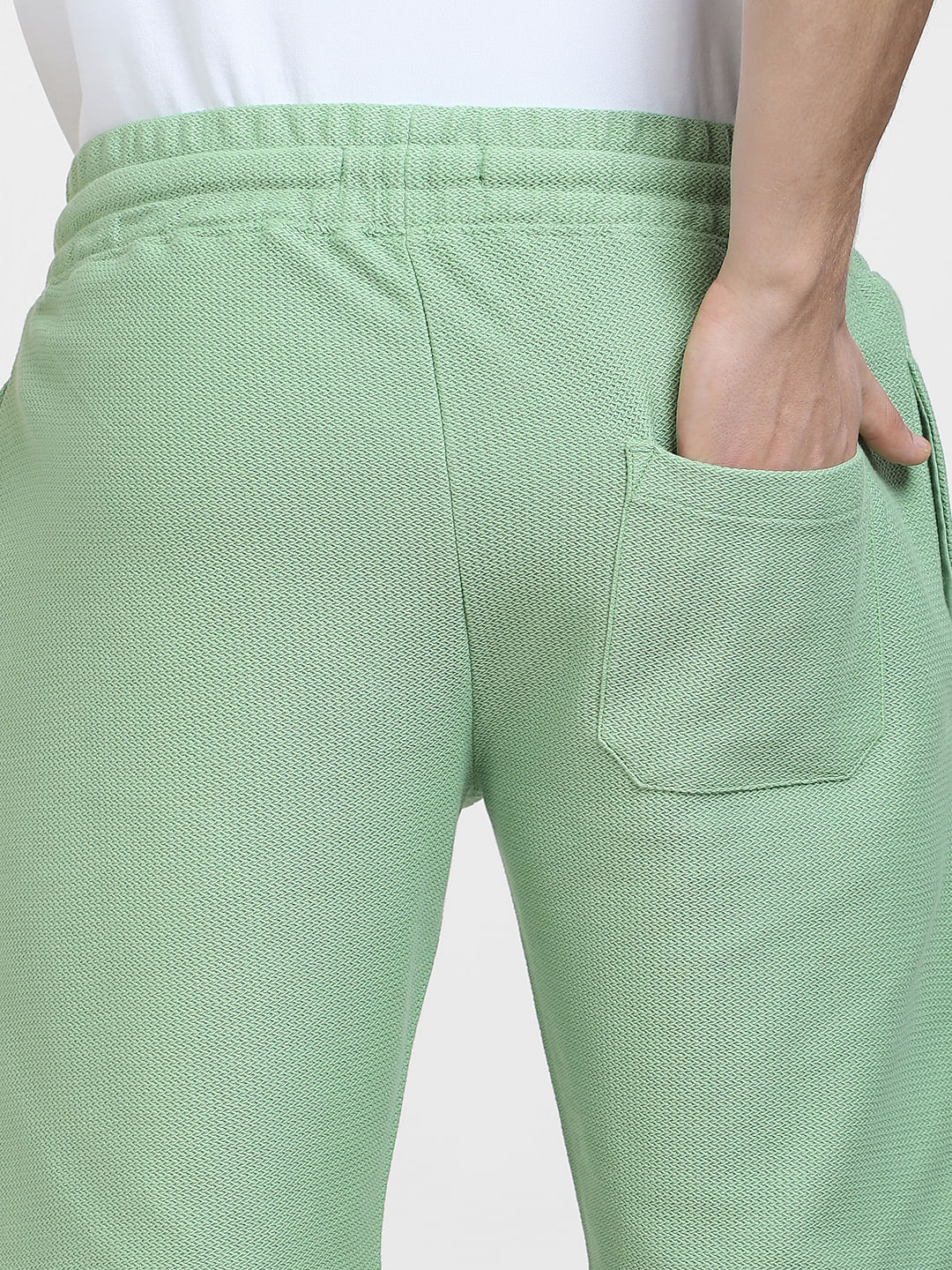 Green Mid Rise Co-ord Sweatshorts