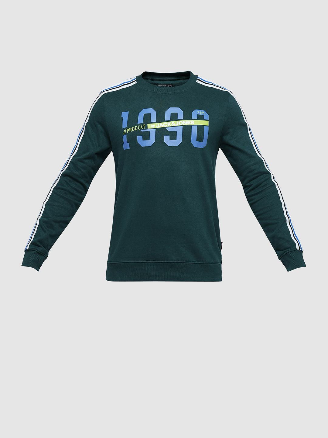 PRODUKT by JACK&JONES Green Logo Print Sweatshirt