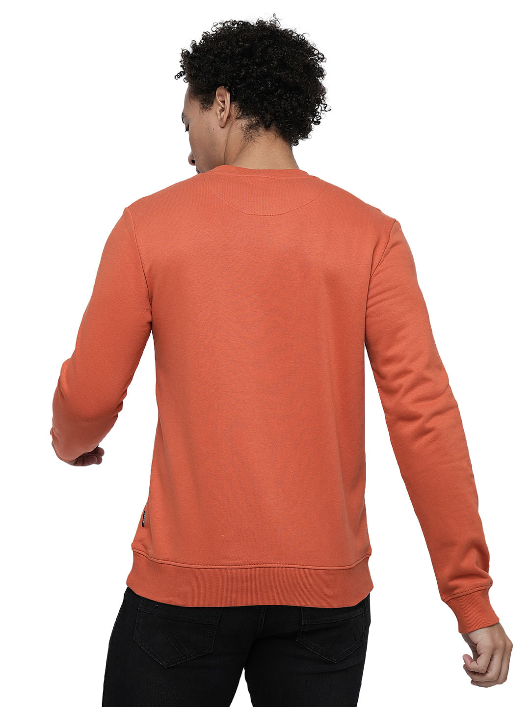 PRODUKT by JACK&JONES Red Printed Cotton Sweatshirt