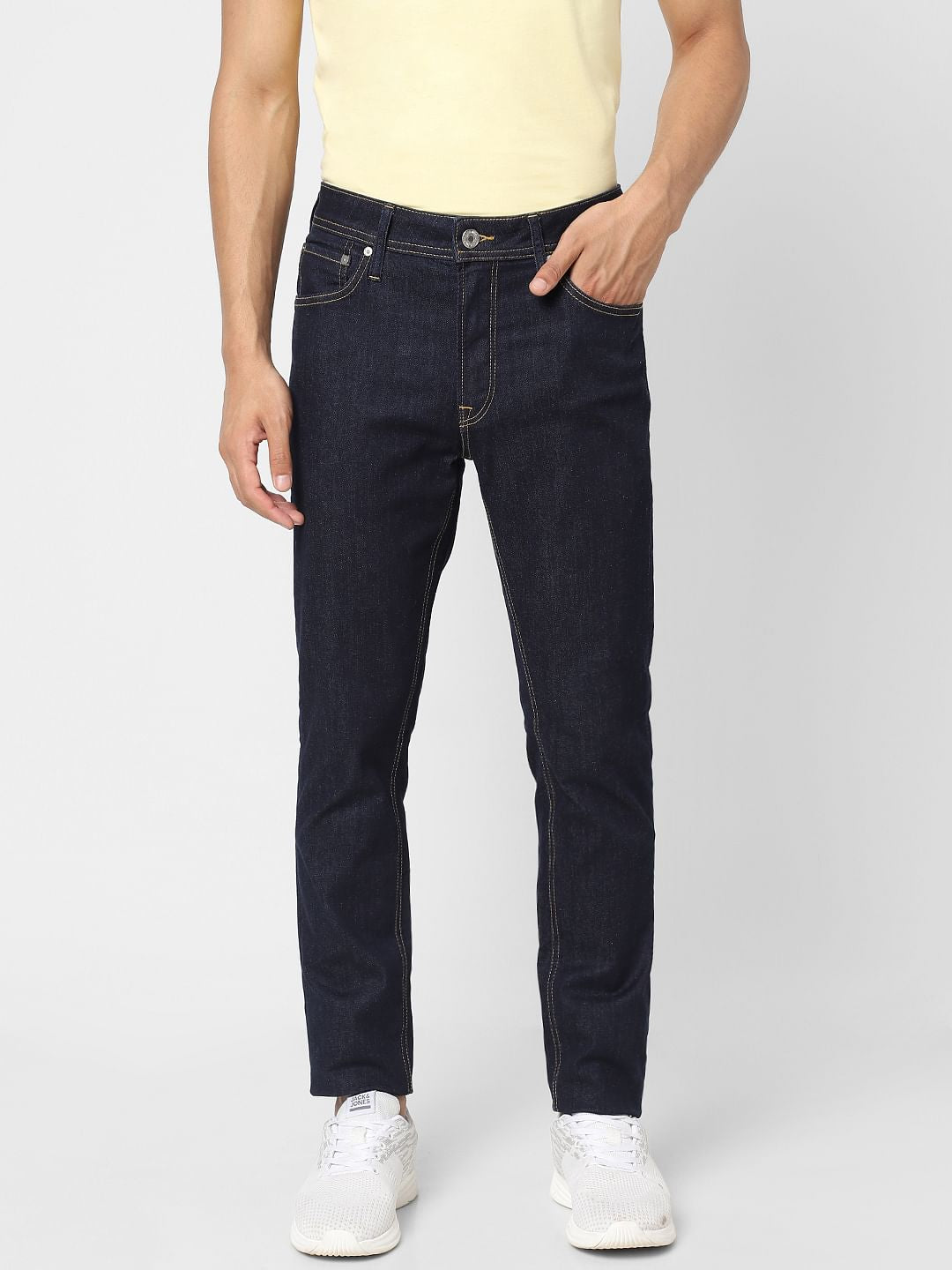 Dark Blue Low Rise Ben Skinny Jeans
