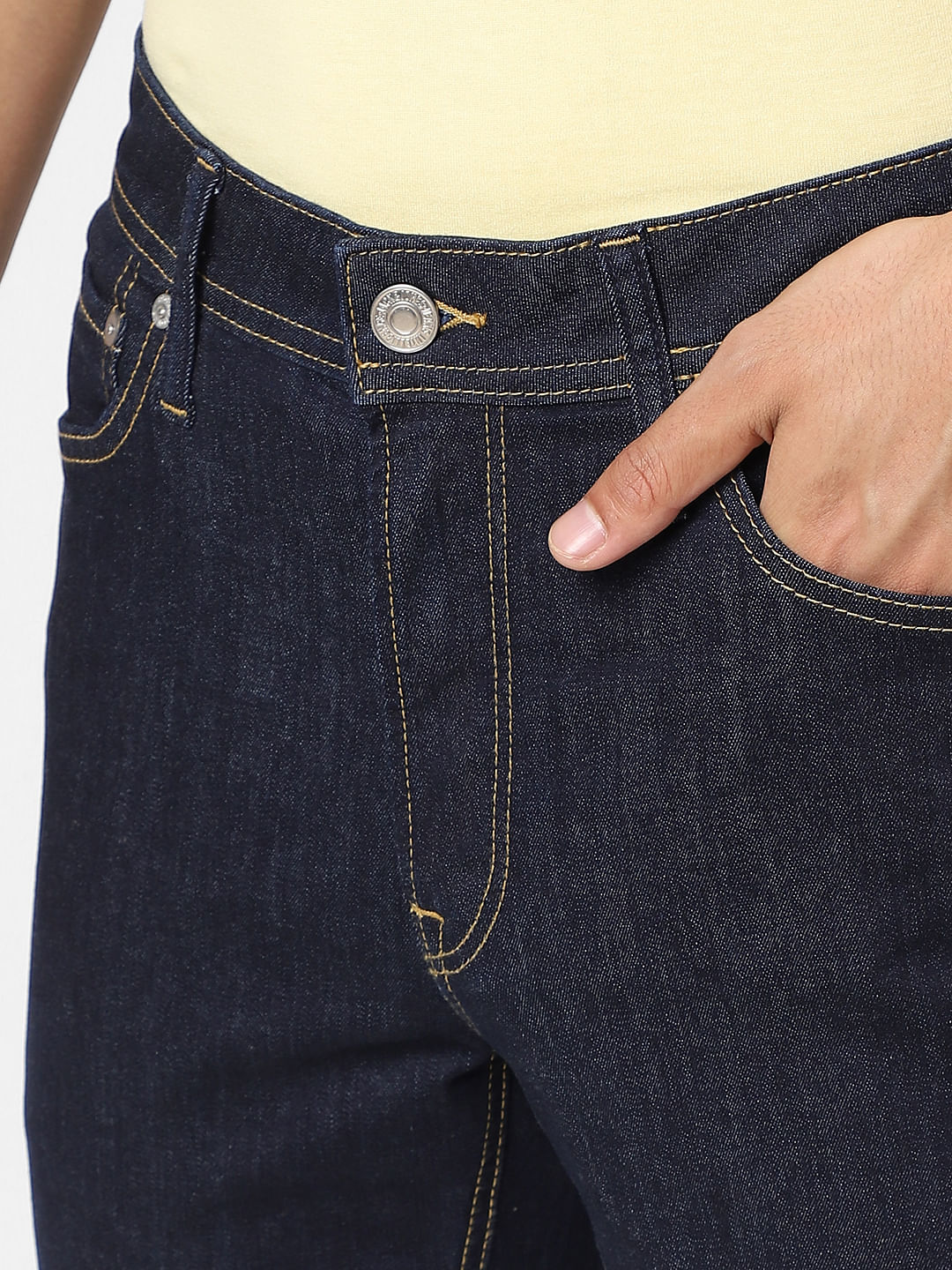 Dark Blue Low Rise Ben Skinny Jeans