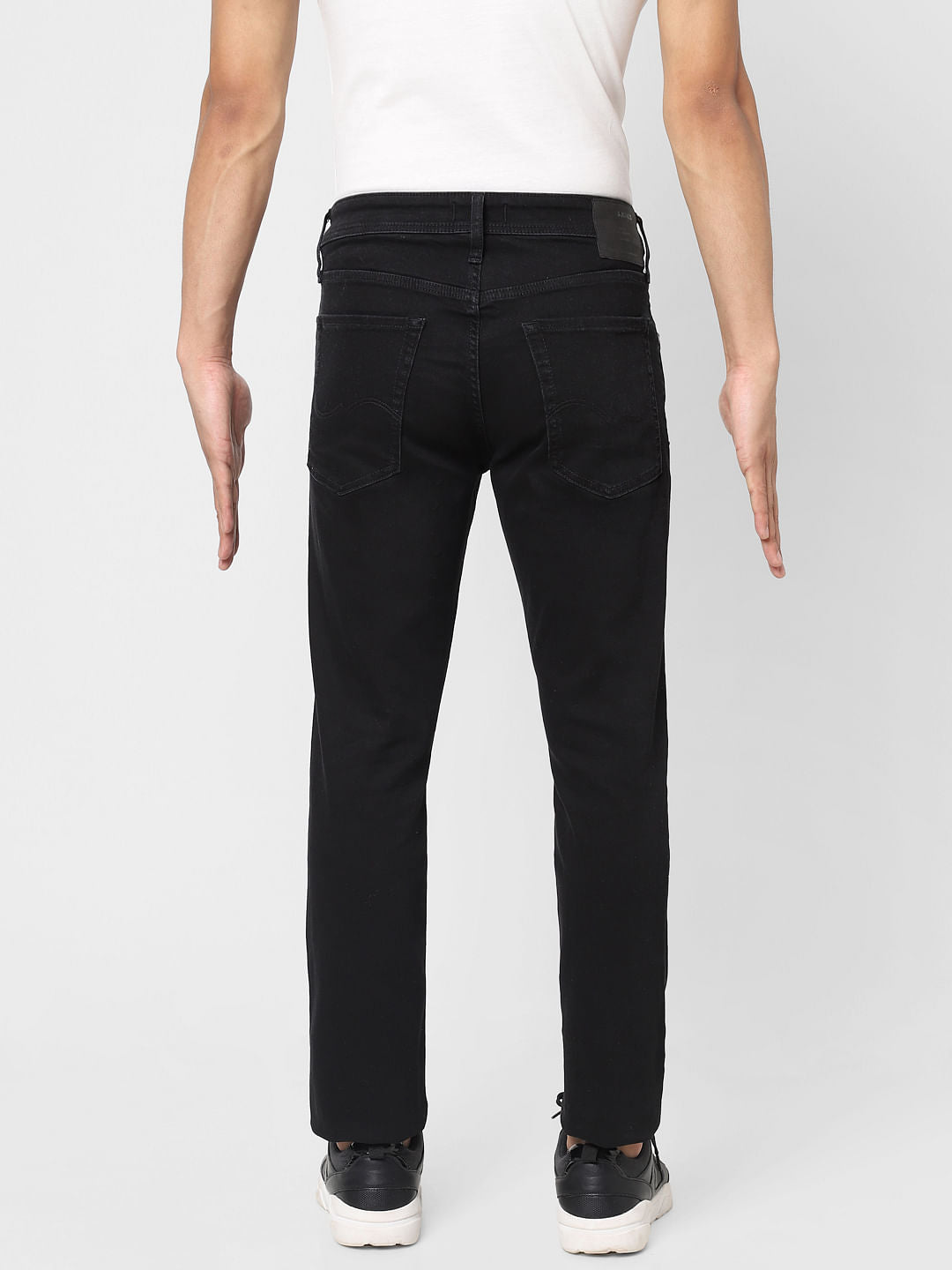 Black Low Rise Glenn Slim Jeans