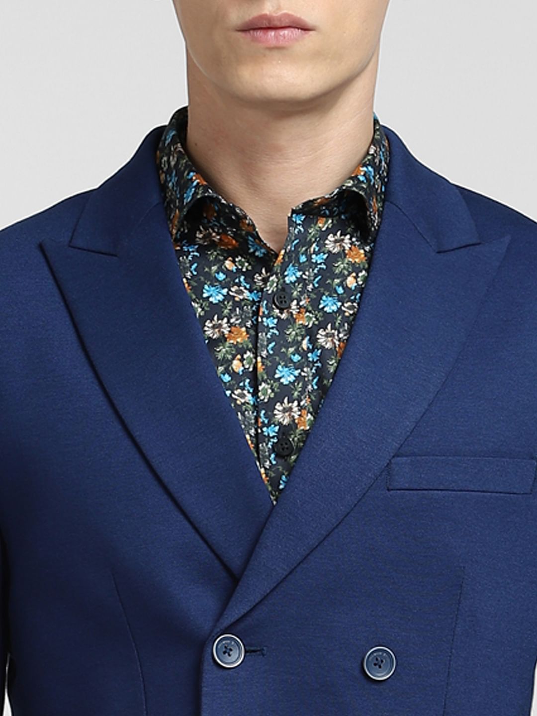 Navy Blue Tailored Blazer