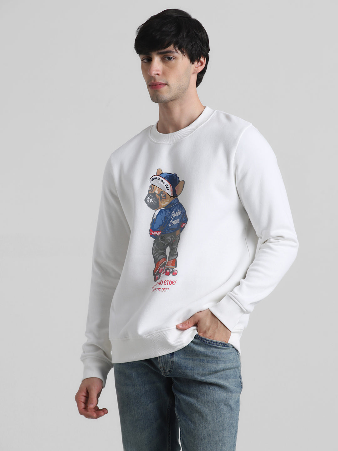 JACK&JONES Regular Fit Printed Sweatshirts
