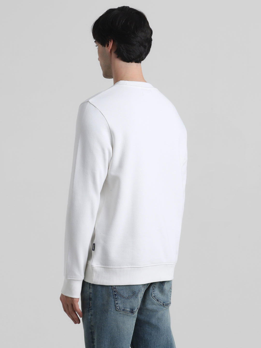 White Printed Sweatshirt