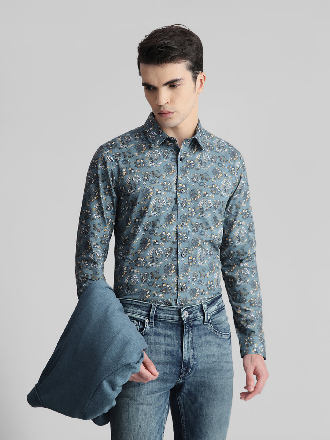 JACK&JONES Slim All-Over Print Shirts