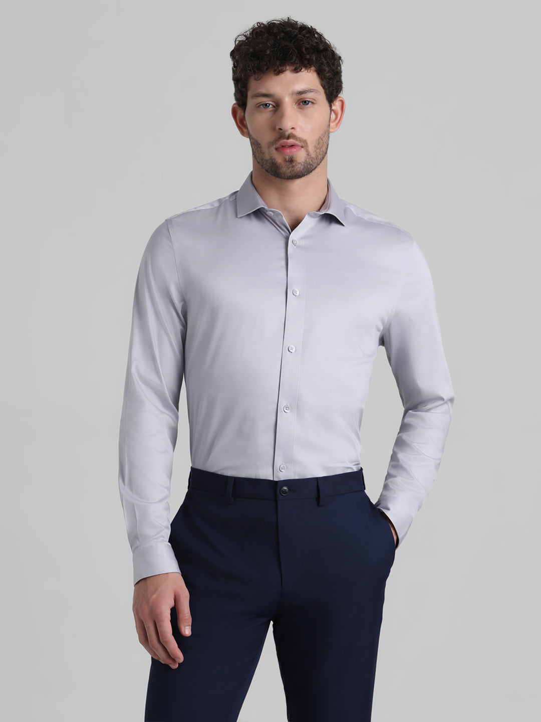 Lilac Slim Fit Formal Shirt