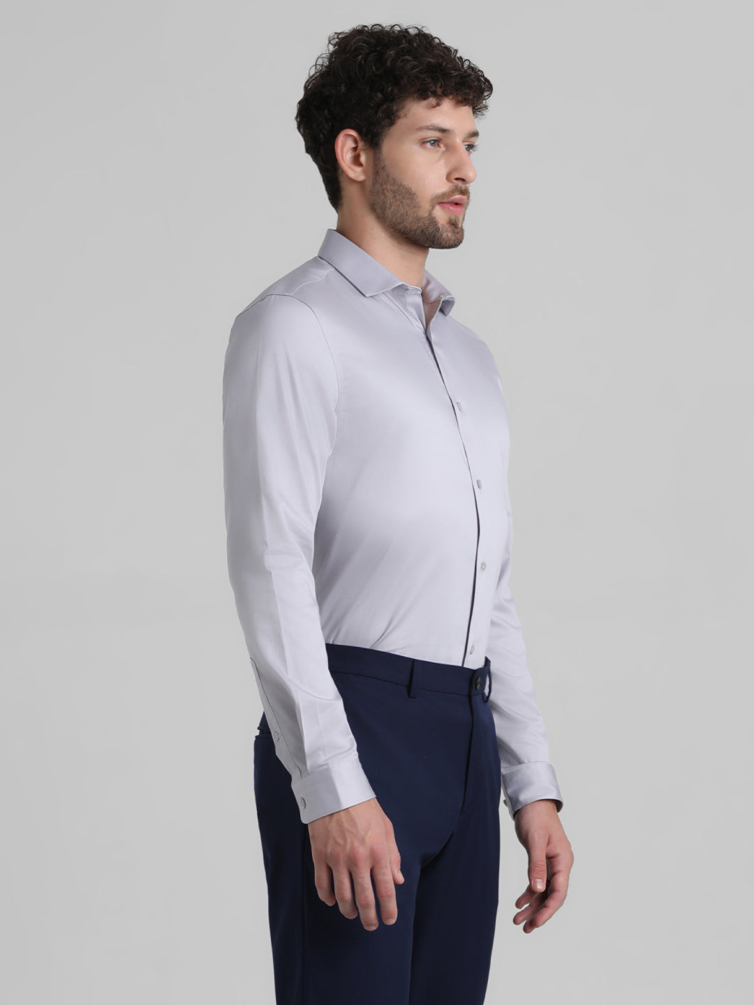 Lilac Slim Fit Formal Shirt
