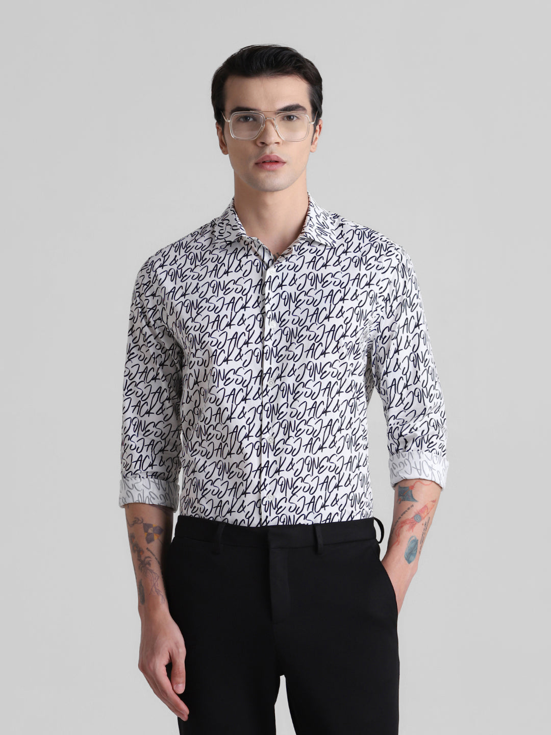 JACK&JONES Slim All-Over Print Shirts