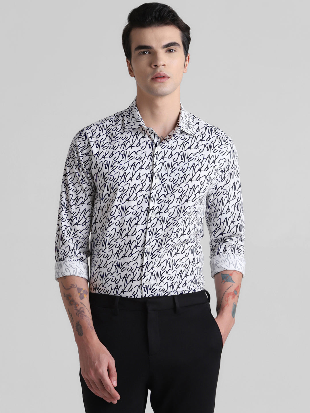 JACK&JONES Slim All-Over Print Shirts