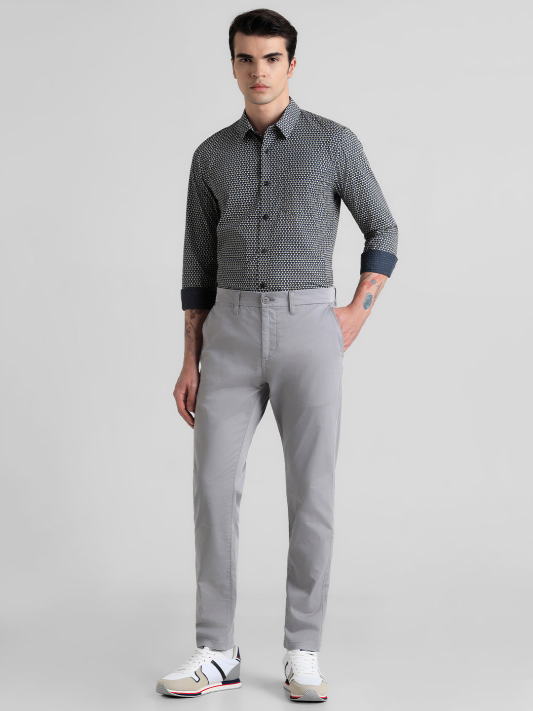 JACK&JONES Slim All-Over Print Shirts