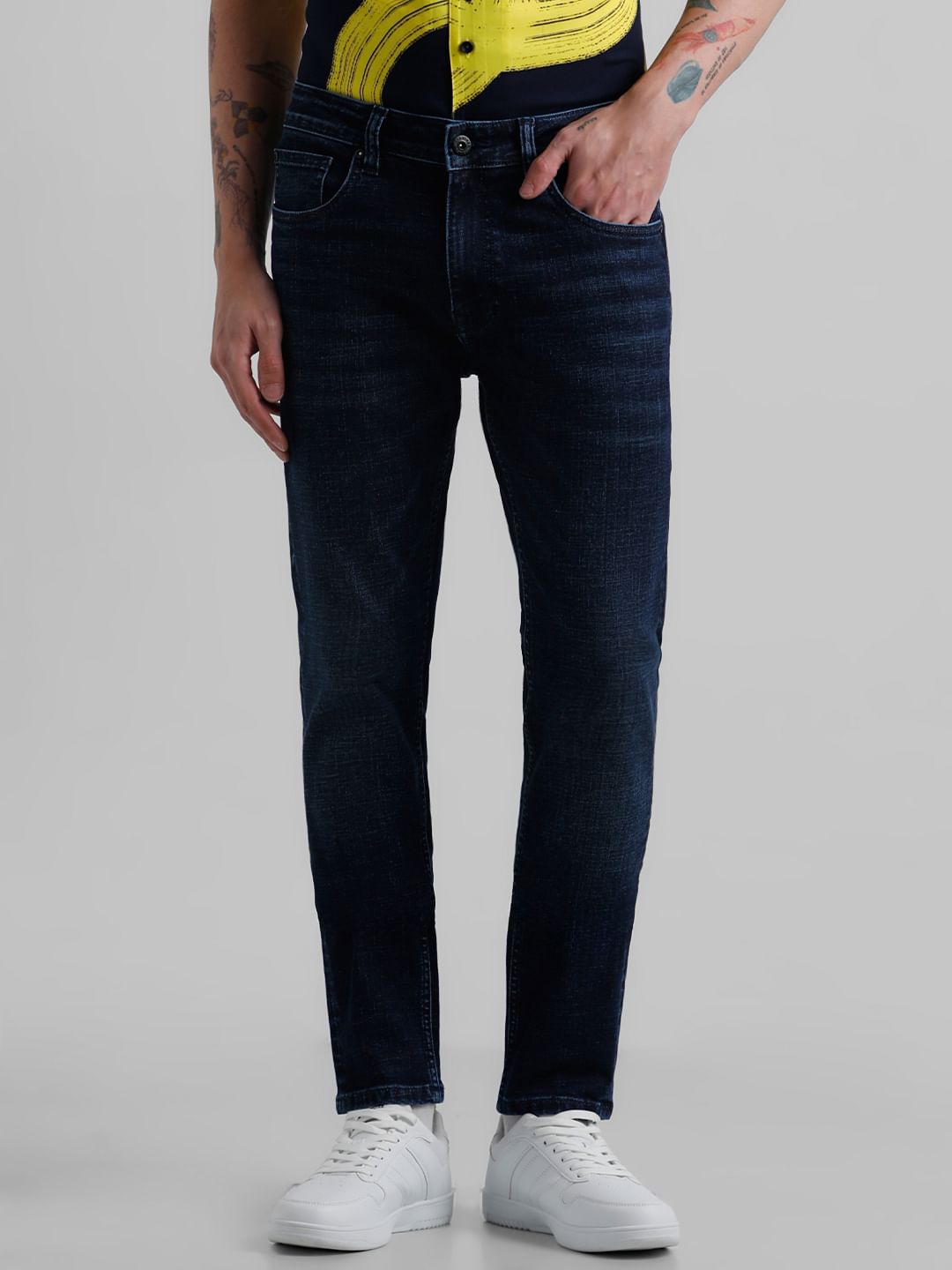 Blue Low Rise Liam Super Skinny Jeans